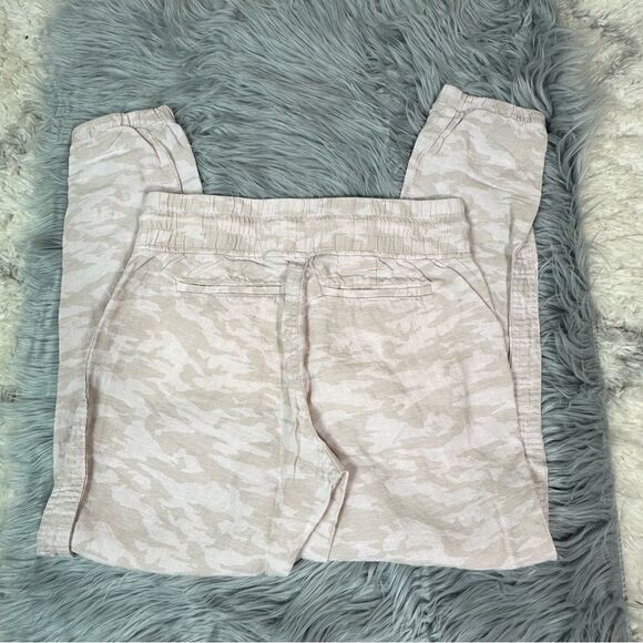 Athleta Tan Sweatpants with Relaxed Fit Linen - Picture 7 of 8